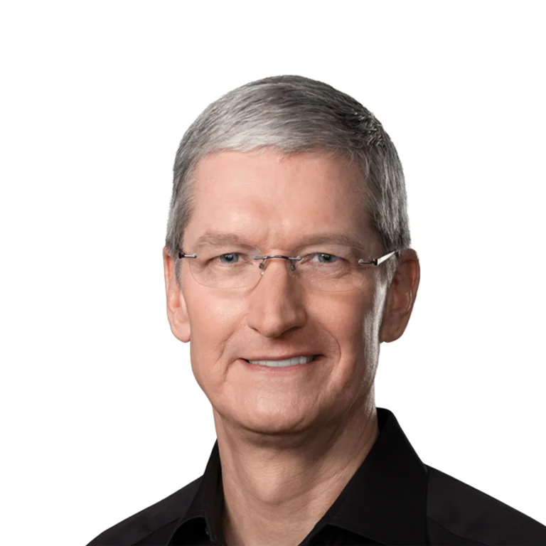 Original editorial portrait illustration for Tim Cook